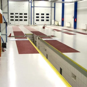 Příprava rovinnosti podlahy na STK